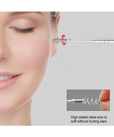 9pcs Stainless Steel Ear Picks with Carrying Case - Earwax Removal Kit for Adults & Kids - Reusable and Smooth - Perfect for Travel and Home Use (Silver) - Buy Online on GoSupps.com