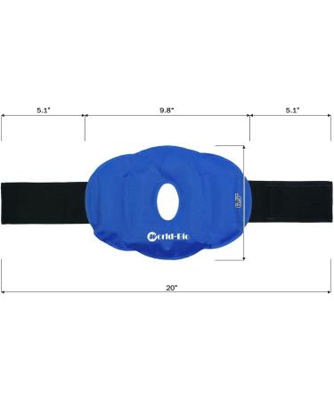 Knee Cold Pack for Injury - Reusable Hot/Cold Ice Packs for Knee Pain Relief - Adjustable & Flexible for Knees/Elbows - 2 Pack - Buy Online on GoSupps.com