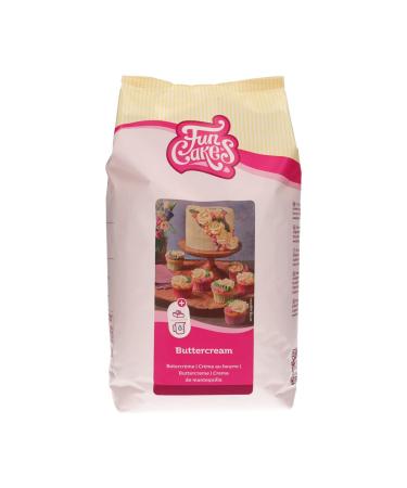 FunCakes FunCakes Mix pour Cr me au Beurre: facile utiliser cr meux parfait pour la d coration de g teaux la couverture et le remplissage la garniture sur les cupcakes Halal. 4kg. 4.00 kg