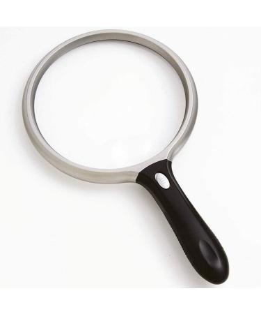 Magnifiers 10X/25X Large Handheld Magnifier Reading Magnifying Glass Mirror Surface Diameter 130mm Extra Large Elderly Magnifying Glass Read HD Handheld LED with Light Reading Aids