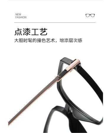 Metal Temples TR90 Blue Light Blocking Glasses - UV Protection for Men & Women - Stylish Computer & Reading Frames (52mm - Buy Online on GoSupps.com