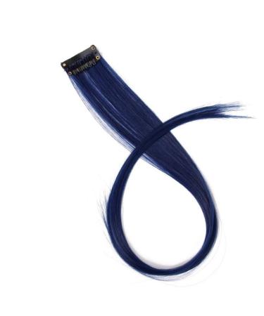 Color Long Straight Synthetic Hair Extension Wavy Pure Clip In 20"fashion Wig 20inches 41