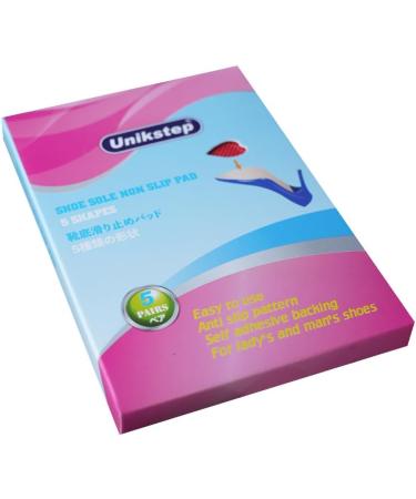 UNIKSTEP Non-Slip Shoe Sole Grips - 10 Piece Self-Adhesive Rubber Pads with Star Heart & Flower Shapes for Noise Reduction - Perfect for International Shipping - Buy Online on GoSupps.com