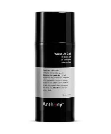 Anthony Wake Up Call  3 Fl Oz  Face and Anti-Puffiness   Tired Skin Refresher & Moisturizer with Caffeine  Menthol  Green Tea  and Shea Butter - Buy Online on GoSupps.com
