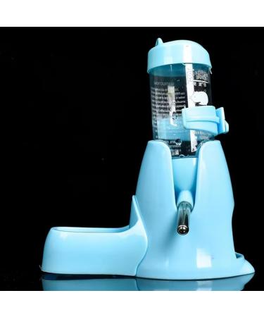 Hamster Water Bottle 80ml Hamster Water Dispenser Free Standing Small Animal Water Bottle with Stand Hut Automatic Feeder and Food Dispenser Holder for Rabbit Guinea Pig Rat Gerbil Chinchilla - Buy Online on GoSupps.com