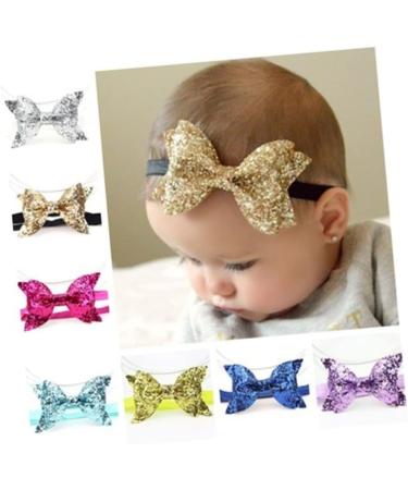 Angoily Hair Bands for Womens Hair Kids Birthday Party Favors Kids Hair Bands Scrunchies for Girls Hair Ties for Babies Infant Hair Ties Bow Hair Band for Girls Baby Headband Sequins - Buy Online on GoSupps.com