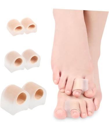 Hemoton Toe Splitter and Protector Set - 4 Pairs | Reusable Toe Spacers for Men | Breathable Fiber Toe Separators and Covers - Buy Online on GoSupps.com