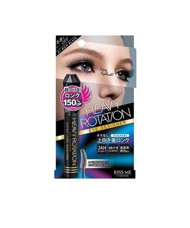 KissMe Isehan Heavy Rotation Eye Designer Extra Long Mascara - Rich Black (Green Tea Set)