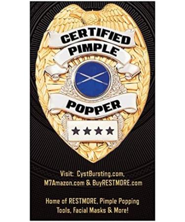 Pimple Popper Comedone Extractor - Ultimate Blackhead Removal Tool for Acne Treatment and Pimple Popping - Compare to Dr. Pimple Popper Extractors - Buy Online on GoSupps.com