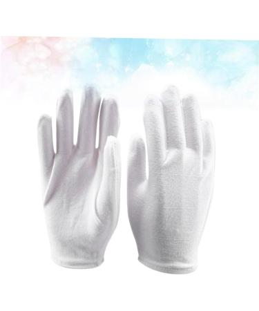 FRCOLOR 18 Pairs Jewelry Inspection Gloves Eczema Gloves Hydrating Gloves Working Gloves for Women Spa Gloves Extra Large Inspection Gloves Exam Gloves Safety Work Gloves White Hand - Buy Online on GoSupps.com