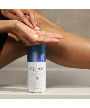 Olay Nourishing Body Lotion - Hydrating Formula with Hyaluronic Acid 17 fl oz (Pack of 4) - Buy Online on GoSupps.com