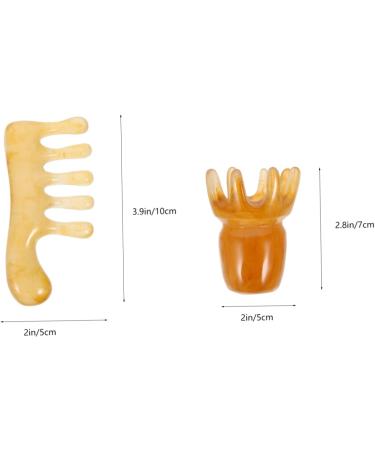 FOMIYES 10 STK Massage Comb - Resin Scalp Massager & Gua Sha Tool for Hair Care & Relaxation - International Shipping Available - Buy Online on GoSupps.com