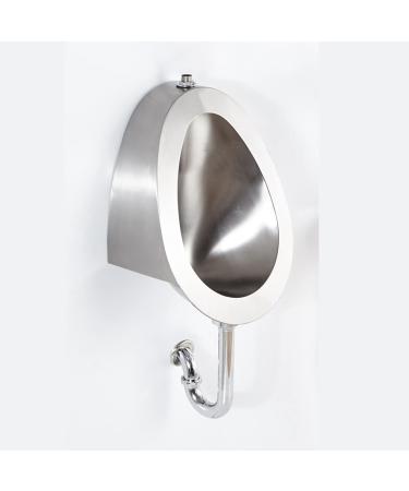 304 Stainless Steel Urinal Urinal Wall-Mounted Male Urinal Public Toilet Urinal Small Vertical Toilet Suitable for Home Hotel School