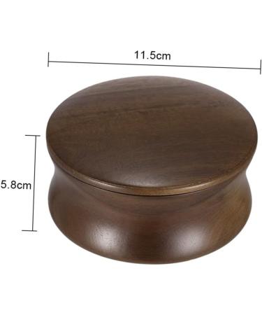 DOITOOL Wooden Shaving Bowl Set - Antique Shaving Soap Mug with Brush for Men | Travel-Friendly Shaving Essentials - Buy Online on GoSupps.com