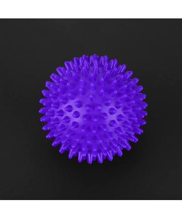 Shop Kelepu 7.5cm Spiky Massage Ball - Durable Plastic Muscle Tension Relief Tool for Home & Office Fitness - Purple - Buy Online on GoSupps.com