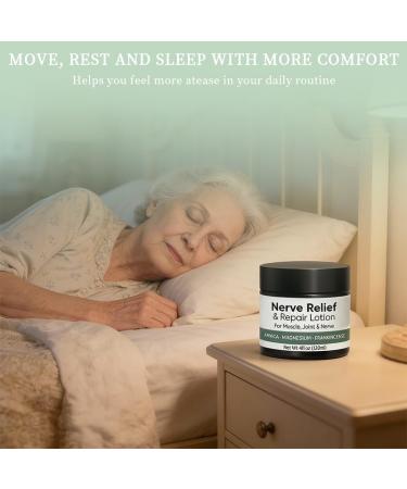 POLAR HAIR Nerve Relief Cream with Arnica Daily Comfort & Nourishing Lotion for Hands Feet Knees Neck & Back with Magnesium Cream Formula 3.5 oz (1 Pack) - Buy Online on GoSupps.com