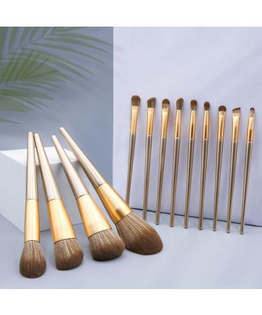13-Piece Makeup Brush Set | Large Powder & Highlighting Beauty Tools for Flawless Application - Ships Internationally - Buy Online on GoSupps.com