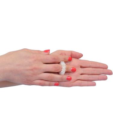 10-Pack Acupressure Energy Massage Rings - Gold & Silver Finger Massage Rings for Wellness & Relaxation - Buy Online on GoSupps.com