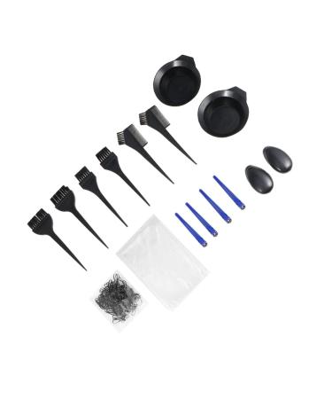 DOITOOL 1 Set Tools Disposable Barber Apron Hair Applicator Comb Balayage Brush Dye Mixing Bowl Highlight Hair Brush Hair Tint Bowl Hair Dyeing Kit Hair Dye Bowl Household