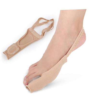 Bunion Night Splint 1 Pair with Reinforced Bone Support | Hallux Valgus Orthotics for Foot Protector | Beige Thumb Valgus Hallux Straightener - Buy Online on GoSupps.com