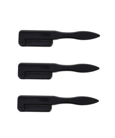 3pcs Eyelash Comb Women Beauty Tool for Eyelash Brush Cosmetic for Lash Separator Lash Comb Metal Lash Extension Tools Cosmetic Tool Eyelash Mascara Makeup Tools Portable Steel