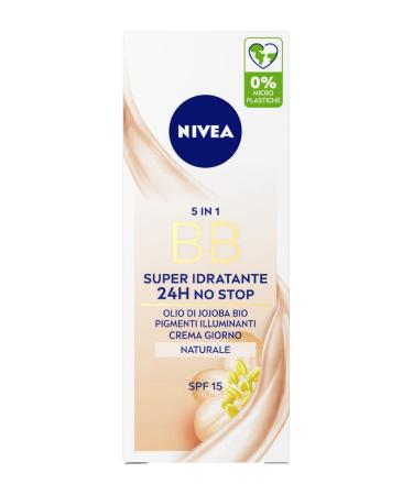 Nivea essentials BB Cream Super moisturizer 24H NO STOP 2 x 50 ml daily cream LSF 20 Uniform pigment face cream Moisture cream with bio-Jojoba oil and minerals natural color