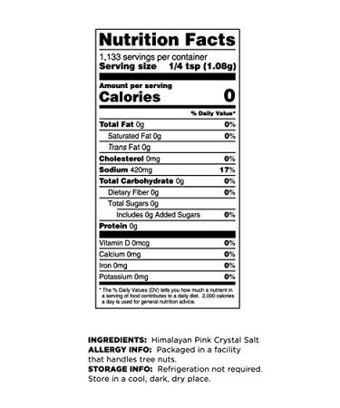 Terrasoul Superfoods Himalayan Pink Salt 2.5 lbs - Extra Fine, Rich in Trace Minerals - Buy Online on GoSupps.com