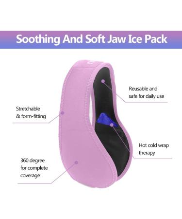 NEWGO Wisdom Tooth Cooling Compress - 4 Pack Cooling Pads for Post-Surgery Relief | Cold & Warm Compress for Wisdom Teeth Recovery (Purple) - Buy Online on GoSupps.com