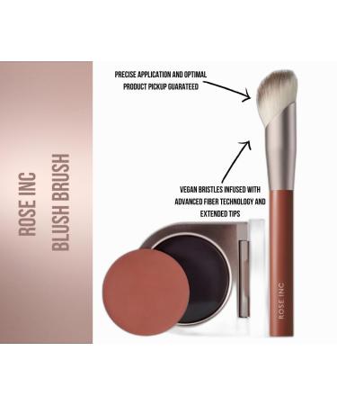 Shop Number 2 Angled Blush Brush - Vegan & Sustainable Makeup Brush for Perfect Application | International Shipping - Buy Online on GoSupps.com