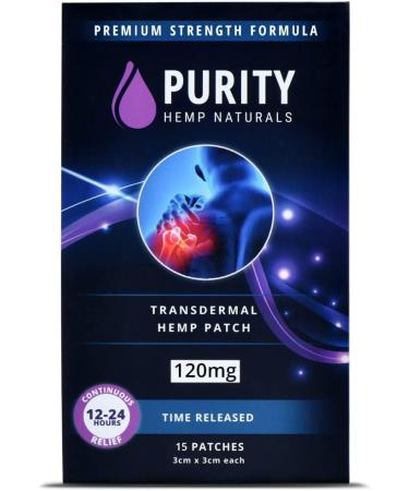 Purity Hemp Naturals Hemp Patch 15 ct. (120mg) - Long-Lasting and Convenient Relief Anywhere, Anytime - Buy Online on GoSupps.com
