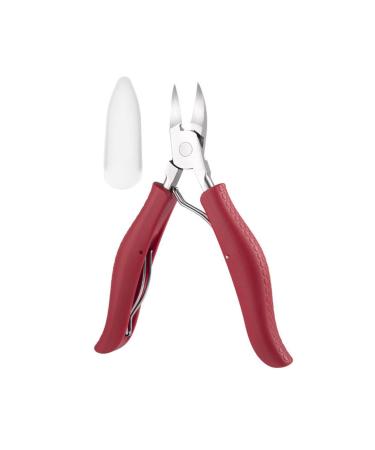 PSGS Nail Clippers Ingrown Toenail Podiatry Correction Nippers Cuticle Cutters Cut Paronychia Pedicure Manicure Hand Foot Care Tool (Color : Wine red)