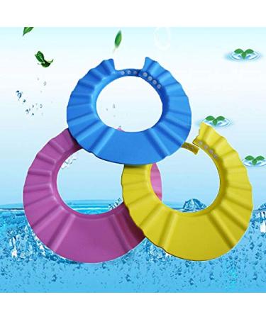 Baby Safe Adjustable Water Shield Cap for Bathing - Yellow - 1PCS - Buy Online on GoSupps.com