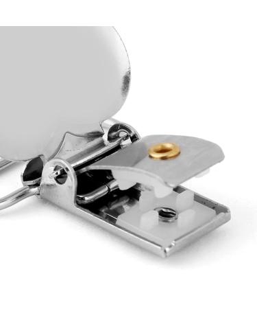 Buy 10pcs Heart Shaped Plastic Pacifier Clips | Metal Insert | 13x9x2 - Perfect for DIY Crafts | International Shipping Available - Buy Online on GoSupps.com