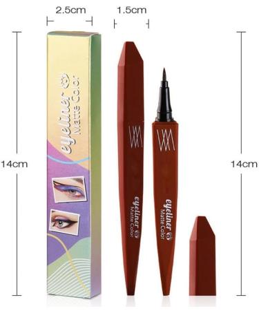 Eyeliner smudge-proof waterproof color eyeliner easy to color long-lasting fast-drying ultra-fine eyeliner (8) - Buy Online on GoSupps.com