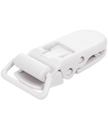 Aposous 20Pcs T-Shape Plastic Pacifier Clips - Baby Kids Soother Dummy Badge Holder - White - International Shipping Available - Buy Online on GoSupps.com