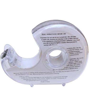 Clear Double Sided Tape Double Sided Clothing Tape Double Sided Tape Tape Adhesive with Dispenser for Body Clothing Dress Secret 3 Meters Double Sided Clear Tape Bra Dress - Buy Online on GoSupps.com
