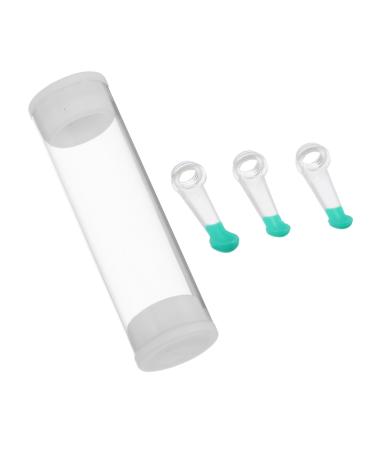 TOVINANNA 3pcs Silicone Ear Cleaner Tips Set Soft Reusable Ear Scoop Accessories for Earwax Removal Compatible Cleaning Tools for Family Use