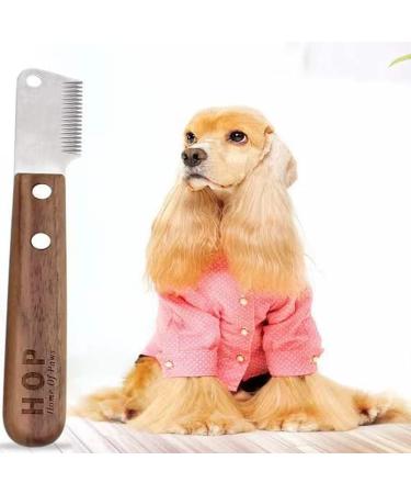 Wenfousemo 1Pcs Dog Stripping Knife Professional Dog Stripping Tool Pet Deshedding Tool Pet Grooming Tool Pet Stripping Tool for Pet - Buy Online on GoSupps.com
