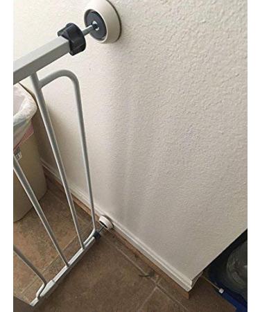 4 Pack Baby Gates Wall Cups  Safety Wall Bumpers Guard Fit for Bottom of Gates  Doorway  Stairs  Baseboard  Work with Dog Pet Child Kid Pressure Mounted Gates White - Buy Online on GoSupps.com