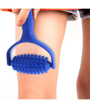Massage Balls & Rollers | Fascia Ball Knobbed Massagers & Hedgehog Rollers for Pain Relief - Blue - Buy Online on GoSupps.com