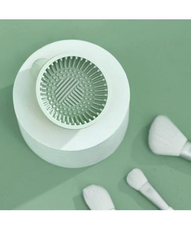 FOMIYES Silicone Makeup Brush Cleaner Bowl | Portable Cosmetic Brush Washer & Scrubber Pad - Buy Online on GoSupps.com