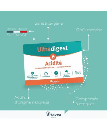 Vitavea Sant Ultradigest Acidit 14 comprim s croquer 1 unit (Lot de 1) - Buy Online on GoSupps.com