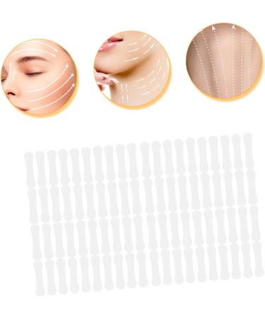 NOLITOY 80pcs V-type Lift Face Pasters Face Shape Tape Face Lifting Patches Transparent Synthetic Rubber - Buy Online on GoSupps.com