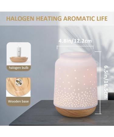 Siaxolo Ceramic Wax Warmer - Fragrance Wax & Candle Warmer for Home Office | Perfect Gift for Moms & Women - Buy Online on GoSupps.com