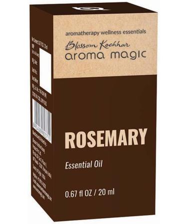 Aroma Magic Rosemary Essential Oil | Relaxing Aromatherapy for Sore Muscles | 0.68 Fl Oz | Diffuser & Candle Making | Gentle Hair & Skin Care - Buy Online on GoSupps.com