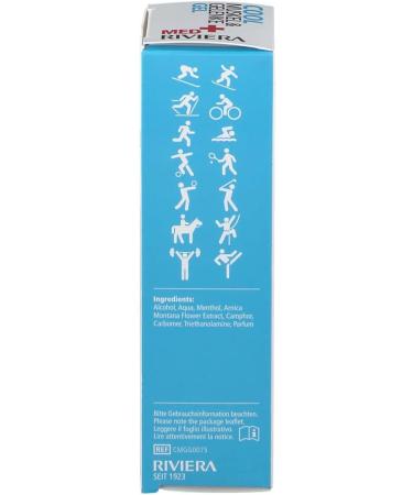 Buy RIVIERA MED+ Cool Muscle & Joint Gel 75ml - Fast International Shipping - Relieve Pain & Soothe Muscles - Buy Online on GoSupps.com