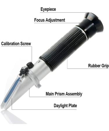 LEERCHUNAG Salinity Refractometer 118 Black - Accurate Water Testing Tool - Buy Online on GoSupps.com