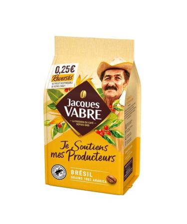 JACQUES VABRE - Producers Brazil Coffee Beans 400G - Pack of 3 - Sold by the Pack