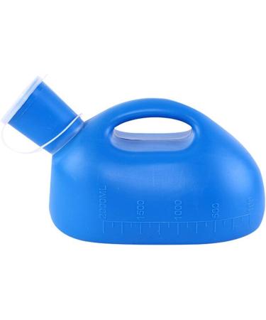 2000ML Male Urinal Portable Reusable Potty Pee Bottle Collector Travel Toilet (Blue) Happy - Buy Online on GoSupps.com