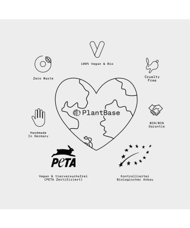 Shop Plantbase Shower Cloud Vanilla 110g - 3in1 Vegan Natural Shower Gel Soothing Peeling for Body & Face Handmade in Germany - Buy Online on GoSupps.com